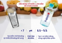 NƯỚC KIỀM VÀ NƯỚC I-ON KIỀM - HIỂU ĐÚNG ĐỂ CHỌN CHUẨN!