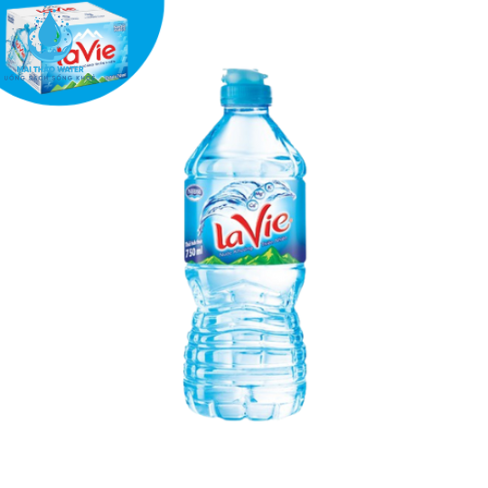 Nước suối LaVie 750ml nắp thể thao tiện lợi (12 chai/thùng)