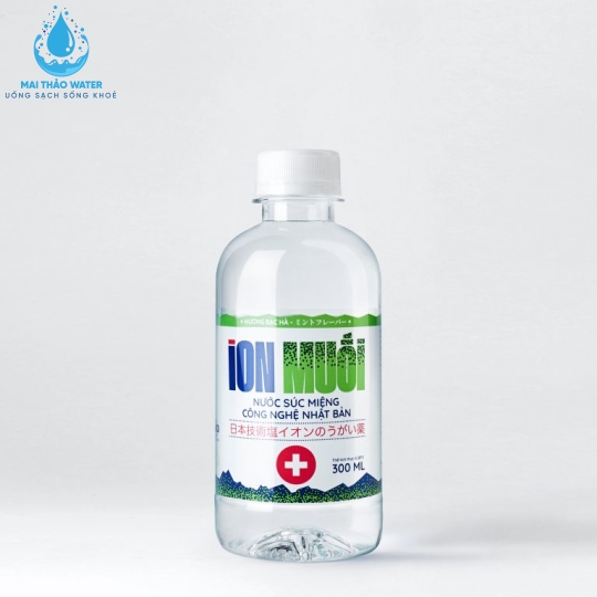 Nước súc miệng ion Muối Hương Mint Bạc Hà 300ml – Thùng 6 chai