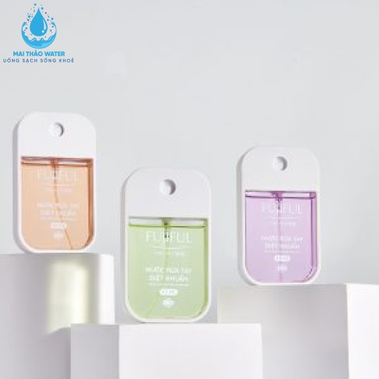 Nước Rửa Tay Diệt Khuẩn Dưỡng Da FUJIFUL Combo 3 Mùi Hương (Trái Cây + Lavender + Bạc Hà)