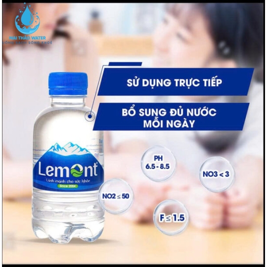 NƯỚC UỐNG TINH KHIẾT LEMONT 250ML- THÙNG 24 CHAI