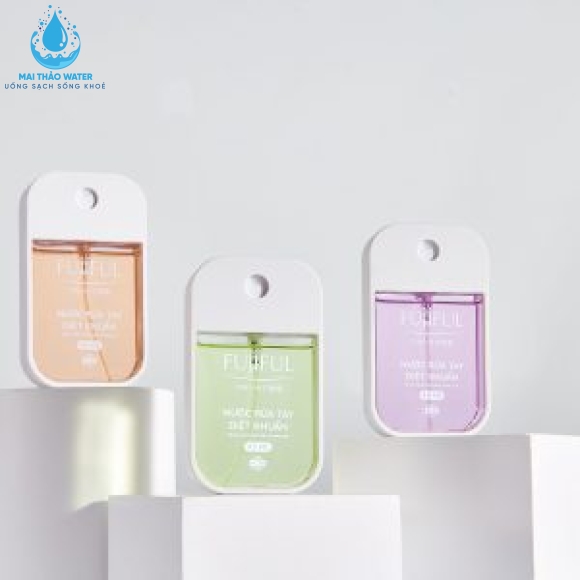 Nước Rửa Tay Diệt Khuẩn Dưỡng Da FUJIFUL Combo 3 Mùi Hương (Trái Cây + Lavender + Bạc Hà)