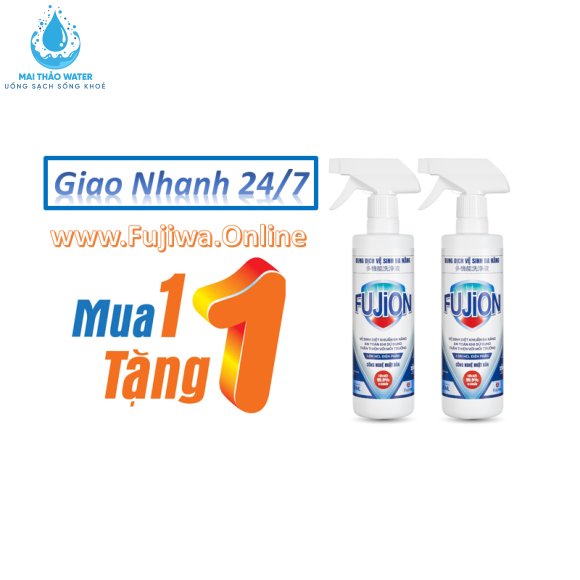 Combo 2 chai Dung dịch vệ sinh đa năng FUJION 500ml (Mua 1 Tặng 1)