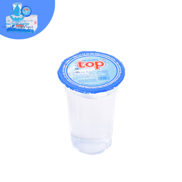 Nước suối ly Top 230ml (thùng 48 ly kèm ống hút)